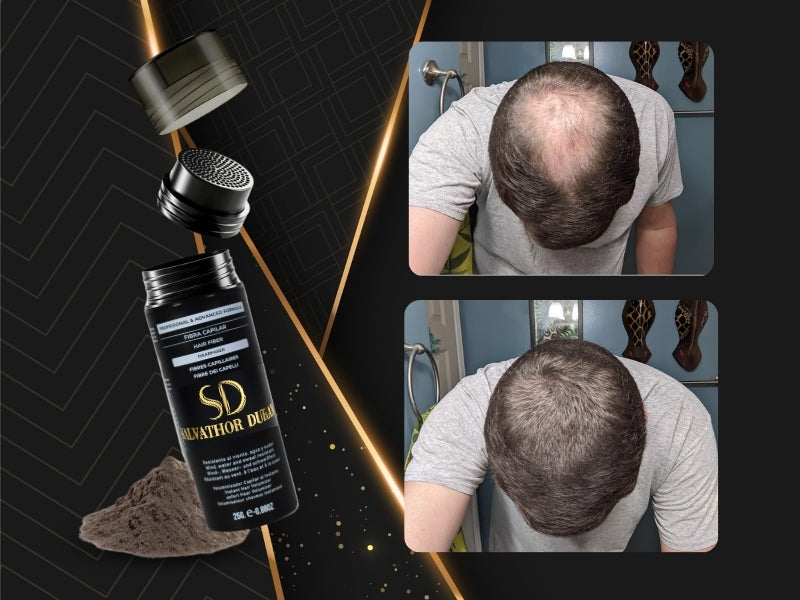 🌟 Fibra Capilar Instantánea - ¡Cabello más grueso en segundos! 🌟