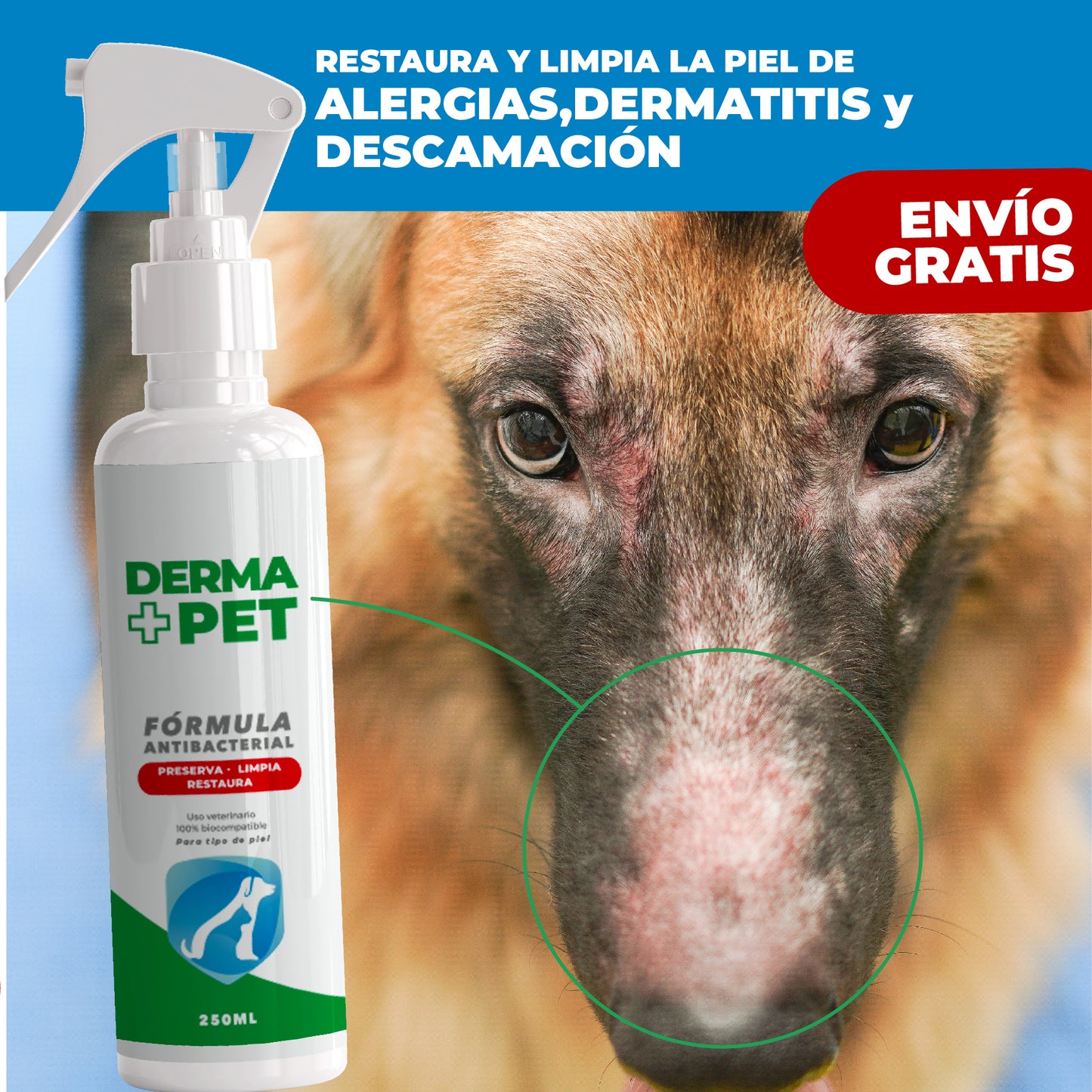 DermaPet- Adios Alergias + Envio Gratis