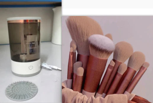 💄 ¡Brochas limpias y piel radiante en segundos! | 🧼 Máquina limpiadora de brochas