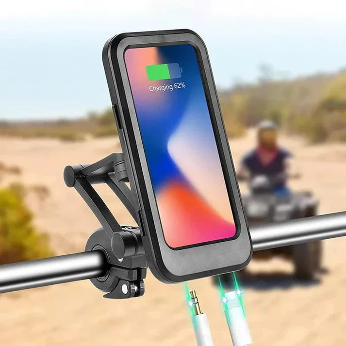 📱💧 Soporte Impermeable para Moto – ¡Tu Celular Siempre Protegido!