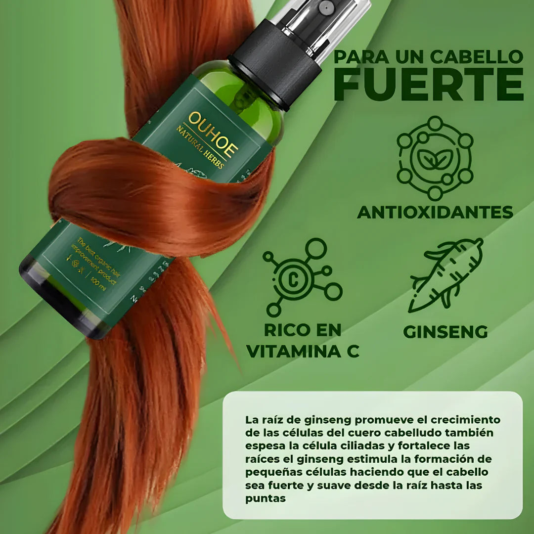 🌿 OUHOE Spray Tónico Capilar