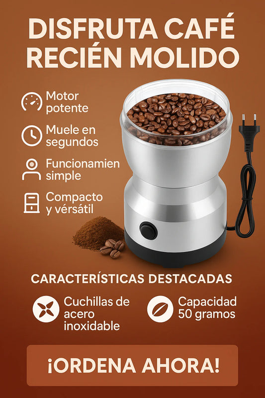 ☕⚡ Molinillo Eléctrico para Café y Granos – Potencia y Sabor en Cada Taza 🌟