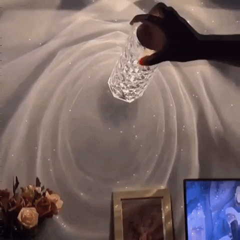 🌟 Aurora Lámpara nocturna de cristal mágico