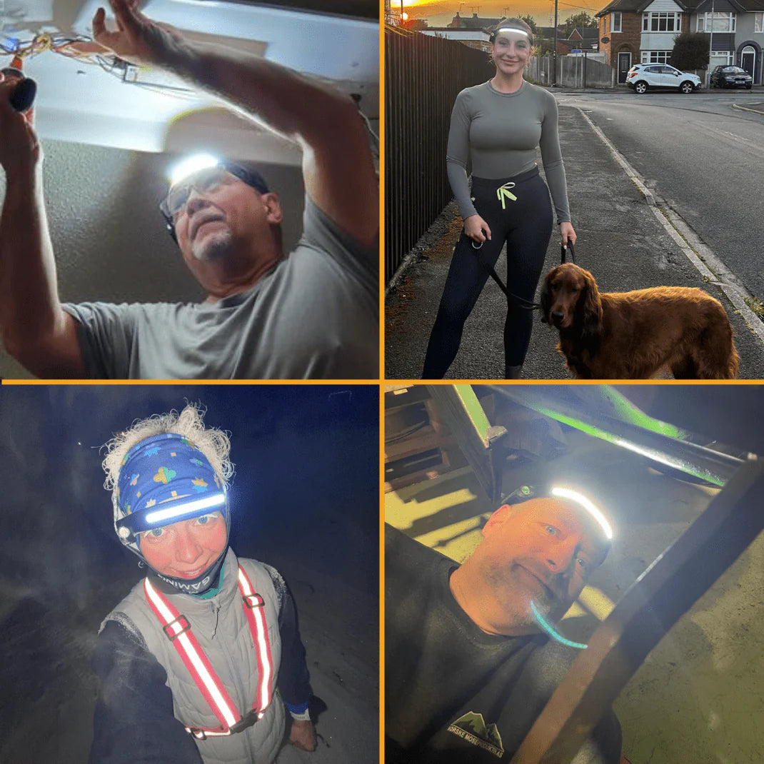 🔦 LumiLight™ – La Lámpara Frontal de 230° Que Ilumina TODO