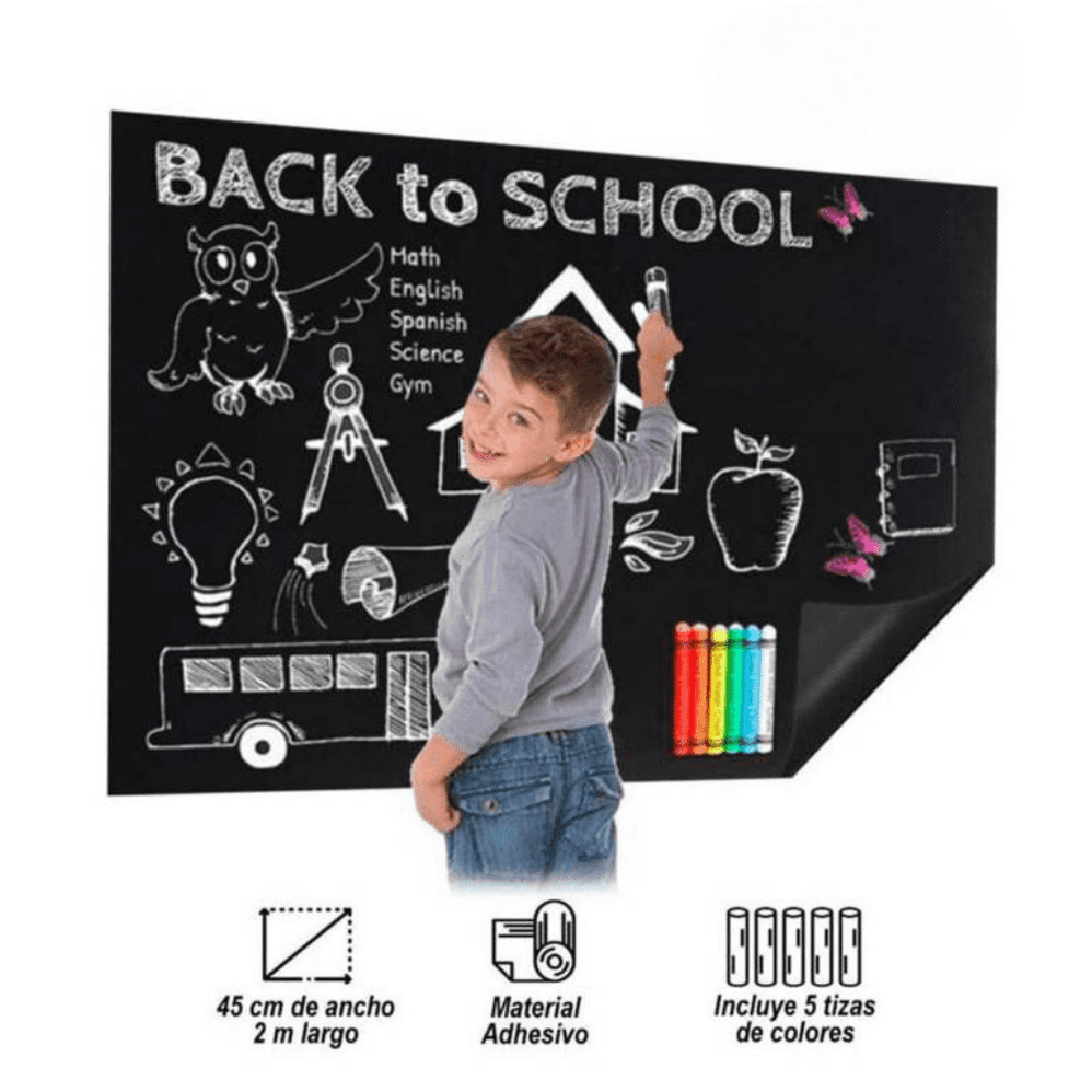 Oferta 2x1‼️😱 Papel Pizarra adhesivo para Pequeños Artistas🎨✨