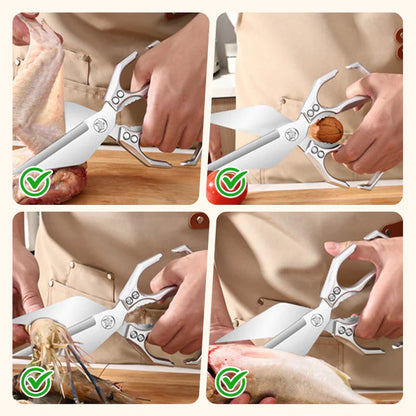 ✂️🔪 Tijeras de Cocina Pro – Potencia, Precisión y Versatilidad